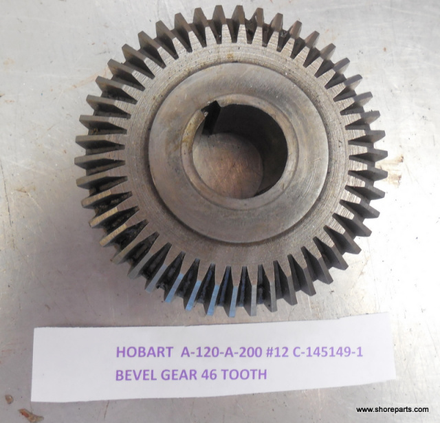 Hobart A120-A200 00-018800-Bevel 46 Tooth gear Used